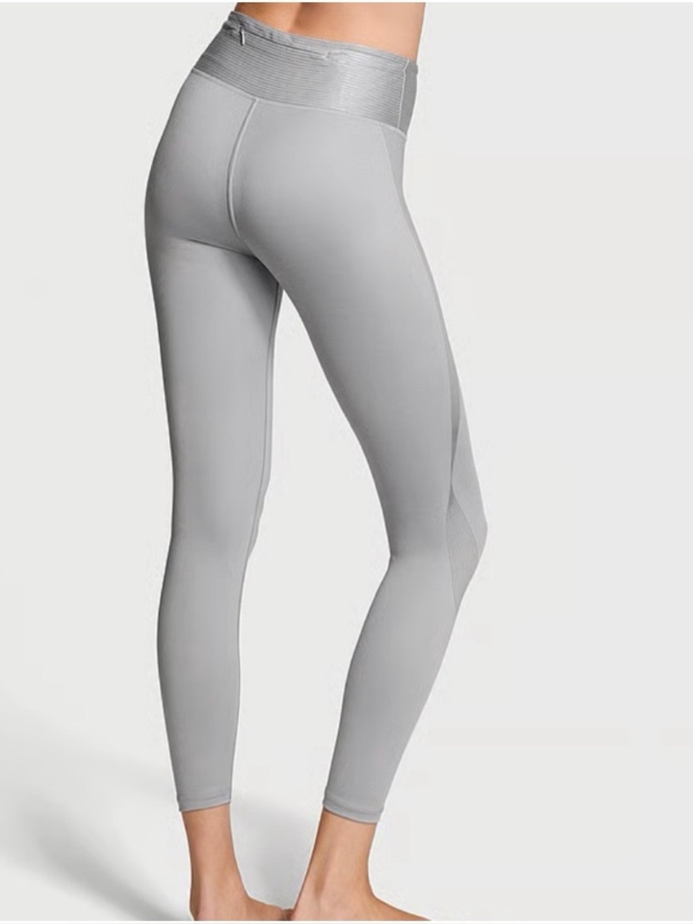 Victoria's Secret Light Gray High-Waist Seamless Leggings - Picture 2 of 5